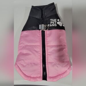 New in package,  size small, pink and black dog vest.